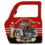 portière route 66 moto miroir