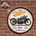 capsule metal gasoline station & oil moto
