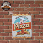 plaque vintage new york style pizza