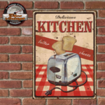 plaque tole kitchen cuisine rétro