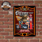 plaque tole vintage get your chrome polished pin-up