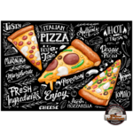 plaque déco italian pizzas