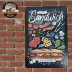 plaque tole excellent sandwich have a sub 20x30