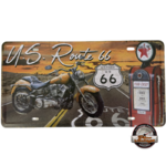 plaque d'immatriculation américaine route 66 US 30x15