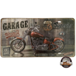 plaque d'immatriculation américaine route 66 garage 30x15