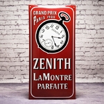 plaque-emaillée-zenith-la-montre-parfaite