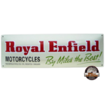 plaque émaillée Royal Enfield motorcycles 60x20