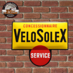 plaque Velosolex service émaillée