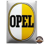 plaque émaillée logo opel
