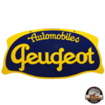plaque émaillée Peugeot automobiles