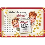 plaque-calendrier-pertuel-vintage-kellogg-s