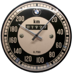 horloge murale compteur voiture BMW