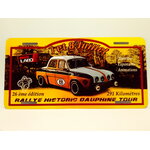 plaque métal Dauphine Gordini rallye