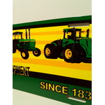 plaque américaine john deere tracteurs
