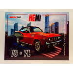plaque déco plymouth hemi cuda