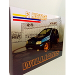 plaque métal renault clio 30x40 cm