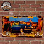 porte-manteau mural fiat 500 découvrable