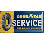 plaque décoration métal goodyear vintage rétro garage