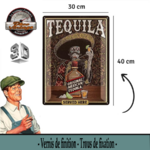 plaque en relief original mexican tequila