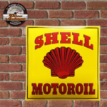 plaque émaillée collection Shell motor oil