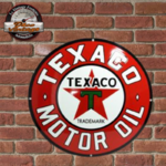 plaque émaillée collection texaco