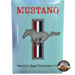 plaque émaillée ford mustang america performance