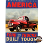 plaque vintage ford trucks made in america