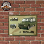plaque métal citroen mehari 15x20cm