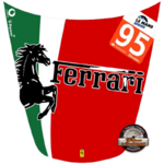 capot Ferrari F430 - F360 décoration scuderia