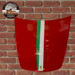 capot moteur rouge déco ferrari f430-f360