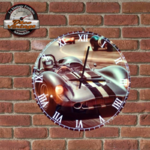 pendule murale porsche racing rétro vintage