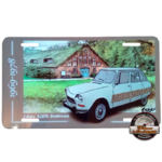 plaque métal Citroën Ami 8 vintage