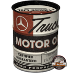 tirelire baril daimler mercedes trucks oil
