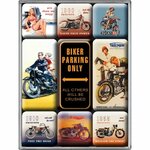 lot-de-9-magnets-retro-bikers