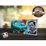 accroche-clés mural peugeot 205 gti griffe jean todd