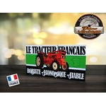accroche-clés vintage tracteur renault