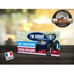 accroche-clés tracteur ford tw25 vintage