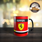 Mug ferrari logo red