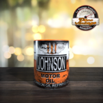 Mug johnson oil logo