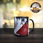 Mug mercedes rouge retro