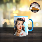 mug pin-up rétro