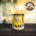 Mug renault blanc logo