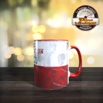 Mug texaco logo rouge blanc