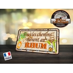 accroche-clés mural le rhum