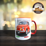 mug vintage fiat 500