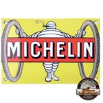 plaque émaillé michelin pneus vélo