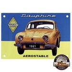 plaque émaillé renault Dauphine rétro