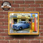 plaque métal rétro ford vedette 30x40 cm