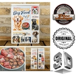 boite métal conservation croquettes chien vintage