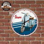horloge murale vespa rétro